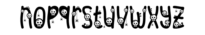 Simple Spooky Story Font LOWERCASE