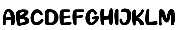 Simple Stacked Regular Font LOWERCASE