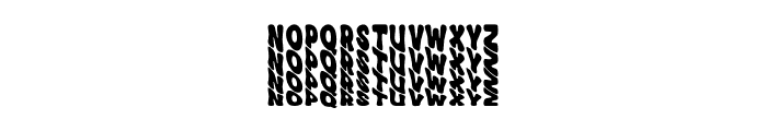 Simple Stacked Font LOWERCASE