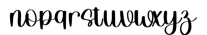 Simple Summer Font LOWERCASE