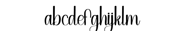 Simple Sunshine Font LOWERCASE