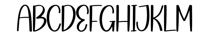 Simple Sunsrice Font UPPERCASE