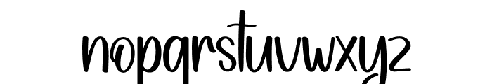 Simple Sunsrice Font LOWERCASE