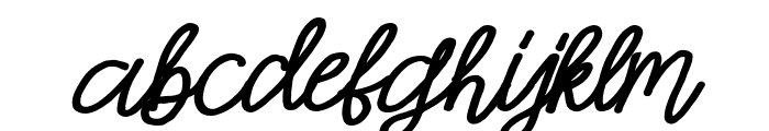 Simple Swirl Bold Italic Font LOWERCASE