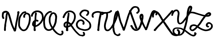 Simple Swirl Bold Font UPPERCASE