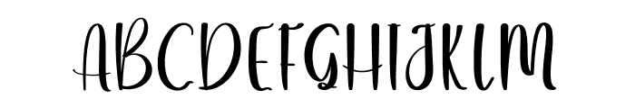 Simple Thich Font UPPERCASE