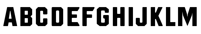 Simple Thick Regular Font LOWERCASE