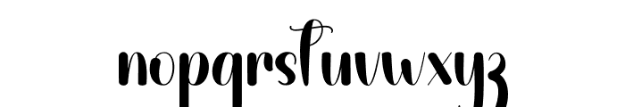 Simple Vacaion Font LOWERCASE