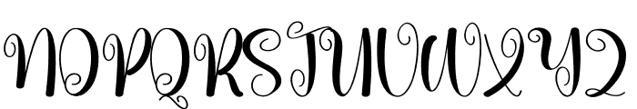 Simple Welcome Font UPPERCASE