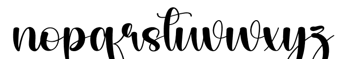 Simple Welcome Font LOWERCASE