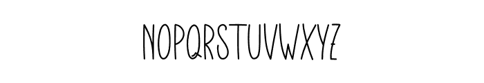 Simple Winter Font LOWERCASE