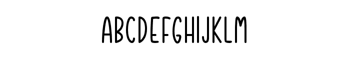 Simple Write Font UPPERCASE