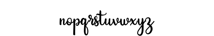Simple Writing Font LOWERCASE