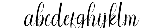 Simple Writting Font LOWERCASE