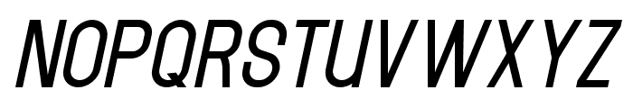 SimpleLine-BoldItalic Font UPPERCASE