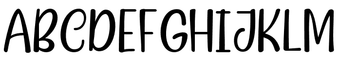 SimpleLove-Regular Font LOWERCASE