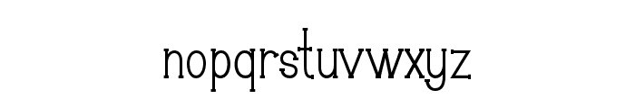 SimpleMoment-Regular Font LOWERCASE