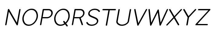 SimpleRounded-Slanted Font UPPERCASE