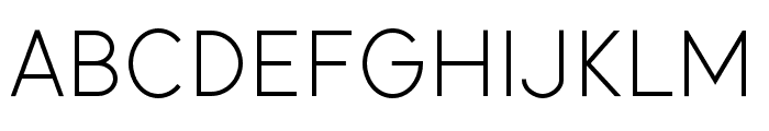SimpleSans-Light Font UPPERCASE