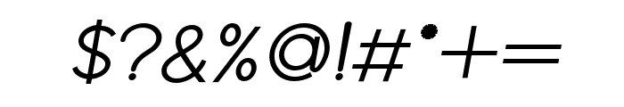 SimpleSans-Oblique Font OTHER CHARS