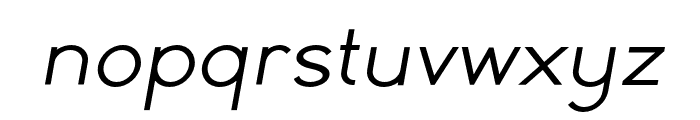 SimpleSans-Oblique Font LOWERCASE
