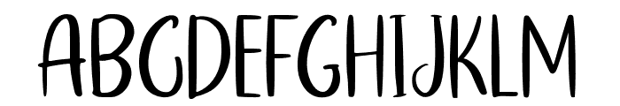 Simple_Alphabet Font UPPERCASE