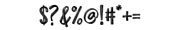 Simpleday Brush Font OTHER CHARS