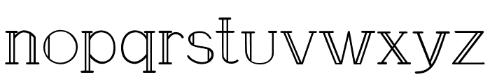 Simpler Font Regular Font LOWERCASE