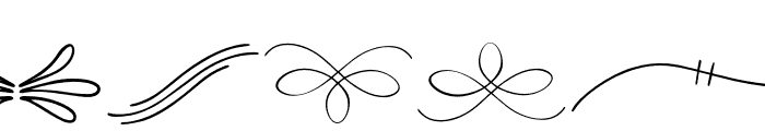 Simplica Symbols Font UPPERCASE