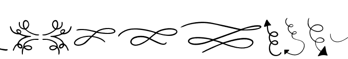 Simplica Symbols Font LOWERCASE