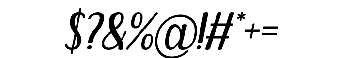 Simplify Handmade Italic Font OTHER CHARS
