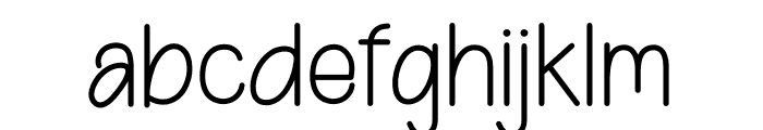 Simplify Font LOWERCASE
