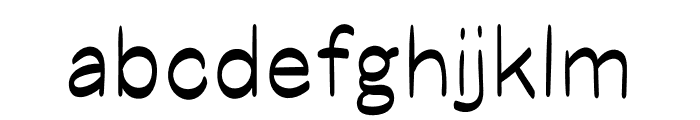 Simplle Font LOWERCASE