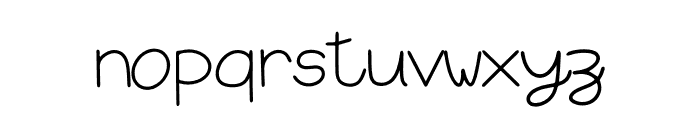 Simply Brand Font LOWERCASE