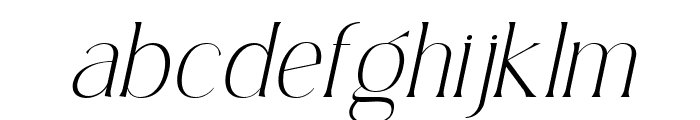 Simply Conception ExtLt Ita Font LOWERCASE