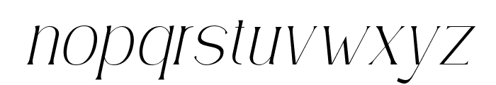 Simply Conception ExtLt Ita Font LOWERCASE