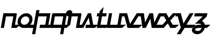 Simply SansItalic Font LOWERCASE