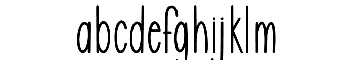 Simply Slim - Updated Font LOWERCASE