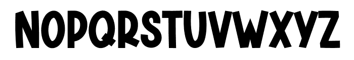 Simply Thick Font UPPERCASE