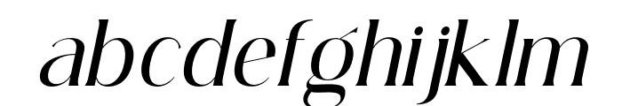 SimplyConception-Italic Font LOWERCASE