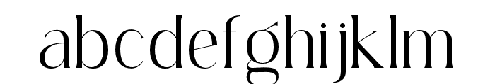 SimplyConception-Light Font LOWERCASE