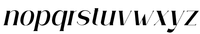 SimplyConception-MediumItalic Font LOWERCASE