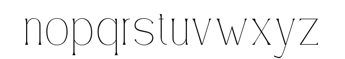 SimplyConception-Thin Font LOWERCASE