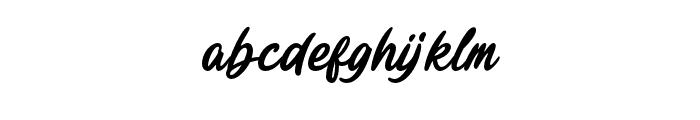 SimplyRefresh-Script Font LOWERCASE
