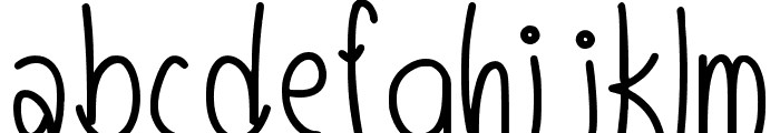 Simplydify Regular Font LOWERCASE
