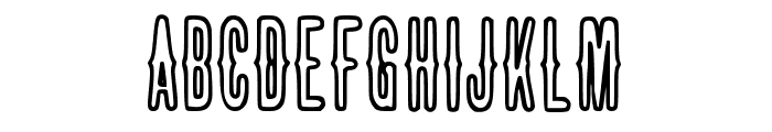 Sin City Outline Regular Font UPPERCASE