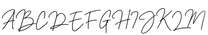 SindenSignature-Regular Font UPPERCASE