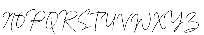 SindenSignature-Regular Font UPPERCASE