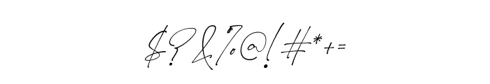 Sindenetta Italic Font OTHER CHARS
