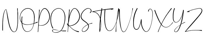 Sinestra Signature Font UPPERCASE